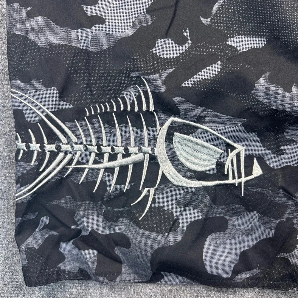 [Lot of 2]Tormenter Board Shorts Men's‎ 40 Black Camo Cargo Swim Trunks Big Fish